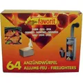 Favorit - Anzündewürfel Für Grill, Kamin + Ofen Weiße Anzünder 64 Stück