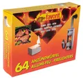 Favorit - Grillanzünder 64Stk. Würfel weiß Feueranzünder Ofen Holzkohle Grill