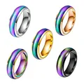 5 Stück Stimmung Ring, Mood Ring, Stimmungsringe, Farbwechselring, für Männer, Frauen, Modeschmuck, Alltag, Party, Geburtstag, Valentinstag, Geschenk, Reise
