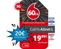 Vodafone Prepaid CallYa L, 60 GB statt 35 GB, 20 EUR Prepaidkarte