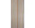 Türvorhang Streifen braun-beige 90x200 cm