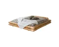 Tikamoon Massivholzbett Futonbett aus Bambus für 160x200 Matratzen Schlafzimmer Bett 2 Persone (1-tlg)