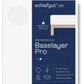 Matratzenauflage Baselayer Matratzenschutz Pro Schlafgut, wasserundurchlässig weiß 200 cm x 200 cm x 30 cm