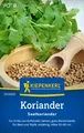 Koriander * Saat - Koriander * MHD 01/28 Coriandrum Kiepenkerl Samen 1012600
