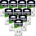 10 x Camelion Alkaline AG2 / LR59 2er-Knopfzelle
