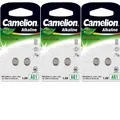 3 x Camelion Alkaline AG2 / LR59 2er-Knopfzelle