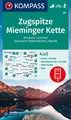 KOMPASS Wanderkarte 25 Zugspitze, Mieminger Kette, Ehrwald, Lermoos, Garmisch-Partenkirchen, Reutte 1:50.000: 4in1 Wanderkarte, mit Aktiv Guide und ... in der KOMPASS-App. Fahrradfahren. Skitouren.