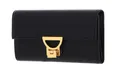 Coccinelle Leder Geldbörse Arlettis Wallet Grained Leather Noir schwarz