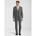 SteffenKlein Anzug Slim-Fit (3-tlg) grau 102