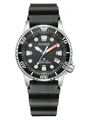 Citizen EO2020-08E Damenuhr Kautschuk Divers Eco Drive schwarz