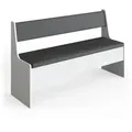 Esszimmer-bank Roman, Weiß, 136.6 X 41.5 Cm Vicco