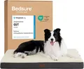 Bedsure Orthopädisches Hundebett 91x69x7,6cm Grau