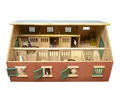 Pferdestall mit 7 Pferdeboxen für den Holz Bauernhof Stall aus Holz Van Manen Kids Globe Pony 72,5x60x37,5cm Schöner Holzstall 12367