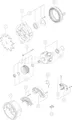 Lichtmaschine ohne Riemenscheibe MG 563 MAHLE