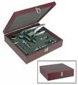 Haushalt International Flaschenöffner 10 tlg. Wein Set in Holzbox