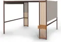 Blumfeldt Pergola, Pavillons Wasserdicht, Stabil & Winterfest, Windichte Aluminium Pergola Freistehend, Terrassenüberdachung Gazebo, Metall-Pavillon mit 1,5W Solar-LEDs, UV50+, Pergola 3x3 m