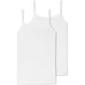 SCHIESSER Damen Spaghettitop, 2er Pack - Single Jersey, Serie 95/5, uni