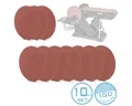 STAHLWERK Schleifscheibe Schleifscheiben 10er Set 150 mm mit K100 Körnung, (Packung, 10 St., Set)
