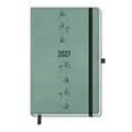 TRÖTSCH - Taschenkalender A6 Soft Touch Premium Aquamarin 2027 | Terminkalender