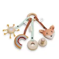 hauck Play Catching S, Fox - Baby Aktivitätsring ab Geburt Kompatibel mit Play Tray Spielbrett für Alpha+, Beta+ & Arketa Holzhochstuhl, Kinderwagen Spielzeug Fördert Auge Hand Koordination