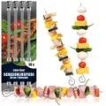 16x Schaschlikspieße aus Edelstahl - 30 cm Lange Fleischspieße
