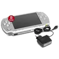 Sony Playstation Portable - PSP 2004 Slim & Lite Konsole in Silber / Ice Silver #23B + Ladekabel