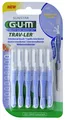  GUM TRAV-LER Interdentalbürste 0,6mm hellblau - 6 Stück  Zahnzwischenraumbürste