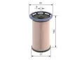 BOSCH Kraftstofffilter 1 457 070 014 Filtereinsatz für VW SKODA AUDI SEAT A3 TT