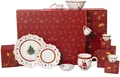 Villeroy & Boch - Christmas Toy's Adventskalender 2025 Bunt, Weihnachten, Geschirr Adventskalender mit 24 Türchen, Weihnachtsdeko, Weihnachtskalender, Premium Porzellan