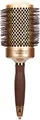 Olivia Garden Expert Blowout Shine Wavy Bristles Gold&Brown 65 Rundbürste