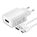 Original Xiaomi Netzladegerät 2A + USB-C Kabel, 1m - Weiß