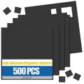 500 Stück Magnetplättchen Selbstklebend 10x10mm, Flach Magnet Klebepads zum B...
