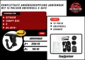 Anhängerkupplung Komplettsatz abnehmbar +ES 13 für Citroen Jumpy Bus V BJ 04.16-