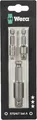 Wera Werkzeugschaft-Set 870/4/7 Set A SB | Steckschlüssel Adapter 3-tlg | 1/4", 3/8", 1/2" Vierkant