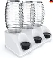 SODACLEAN¨ Premium 3er Flaschenhalter Kunststoff Hochglanz | Abtropfhalter fŸr S