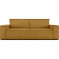 Napi Sofa 3 Sitzer, Mit Schlaffunktion, In Pet Friendly Cord-stoff, Gelb - Konsimo
