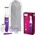 Philips BRT383/15 Essential Bikini-Trimmer Kabellos Bikinizone Rasur Violett