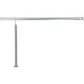 Relaxdays Treppengeländer Edelstahl Witterungsbeständig 150 cm