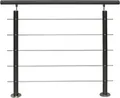 Treba Geländer-Set Aluminium AB10 anthrazit Bodenmontage