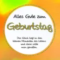 Perleberg Geburtstagskarte - BlingBling Collection - liebevolle Karte zum Geburtstag - Geburtstagskarten mit Umschlag - Glückwunsch-Karte mit Motiv - Karte Geburtstag 15 x 15 cm