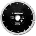 LXDIAMOND Diamant-Trennscheibe 200mm x 30,0mm Beton Ziegel Pflaster-Steine Säge