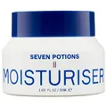 Seven Potions Anti Aging Feuchtigkeitspflege 50ml - parfümfrei, schnell einziehende Gesichtscreme - hilft feine Linien und Falten vorzubeugen - spendet der Haut Feuchtigkeit - natürlich, vegan