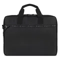 bugatti Blanc DeLight Aktentasche 15 Zoll, Arbeitsstasche aus Tarpaulin & Nylon in schwarz