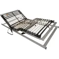BeCo Luxus E-Move, elektrisch, 90 x 190 cm, 28 Leisten, montiert, Kabelfernbedienung