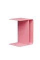 Metallbude Beistelltisch Cosmo Pink Lemonade - Moderner Couchtisch & Beistelltisch aus Metall - Kratz-, Stoß- & Schlagfest - 60x40x44 cm