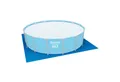 Bestway Bodenschutzplane 488 x 488 cm (Packung, 1-St., quadratisch), blau, quadratisch
