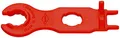 KNIPEX Montagewerkzeug-Set, 2-teilig, Werkzeug-Set, zwei Montagewerkzeuge, für PV-Stecker MC4 montieren und lösen, MC4-Stecker, 97 49 66 2