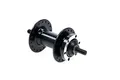 Fahrrad Vorderrad Nabe 36 Loch Alu DISC 6-Loch Vollachse 100mm Schwarz