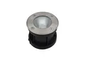 ENOVALITE LED Einbauleuchte LED Bodeneinbaustrahler, 7W, 490lm, 3000K (warmweiß), Chromoptik, LED fest integriert, warmweiß