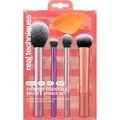 Real-Techniques Pinsel GesichtspinselEvery Day Essentials Brush Set Blush Brush RT 400 + Setting Brush RT 402 + Deluxe Crease Brush RT 300 + Expert Face Brush RT 200 + Miracle Complexion Sponge 1 Stk. (16,45 € / 1 Stk.)
